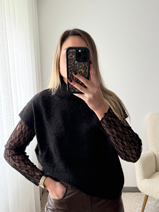 Camisola renda interior