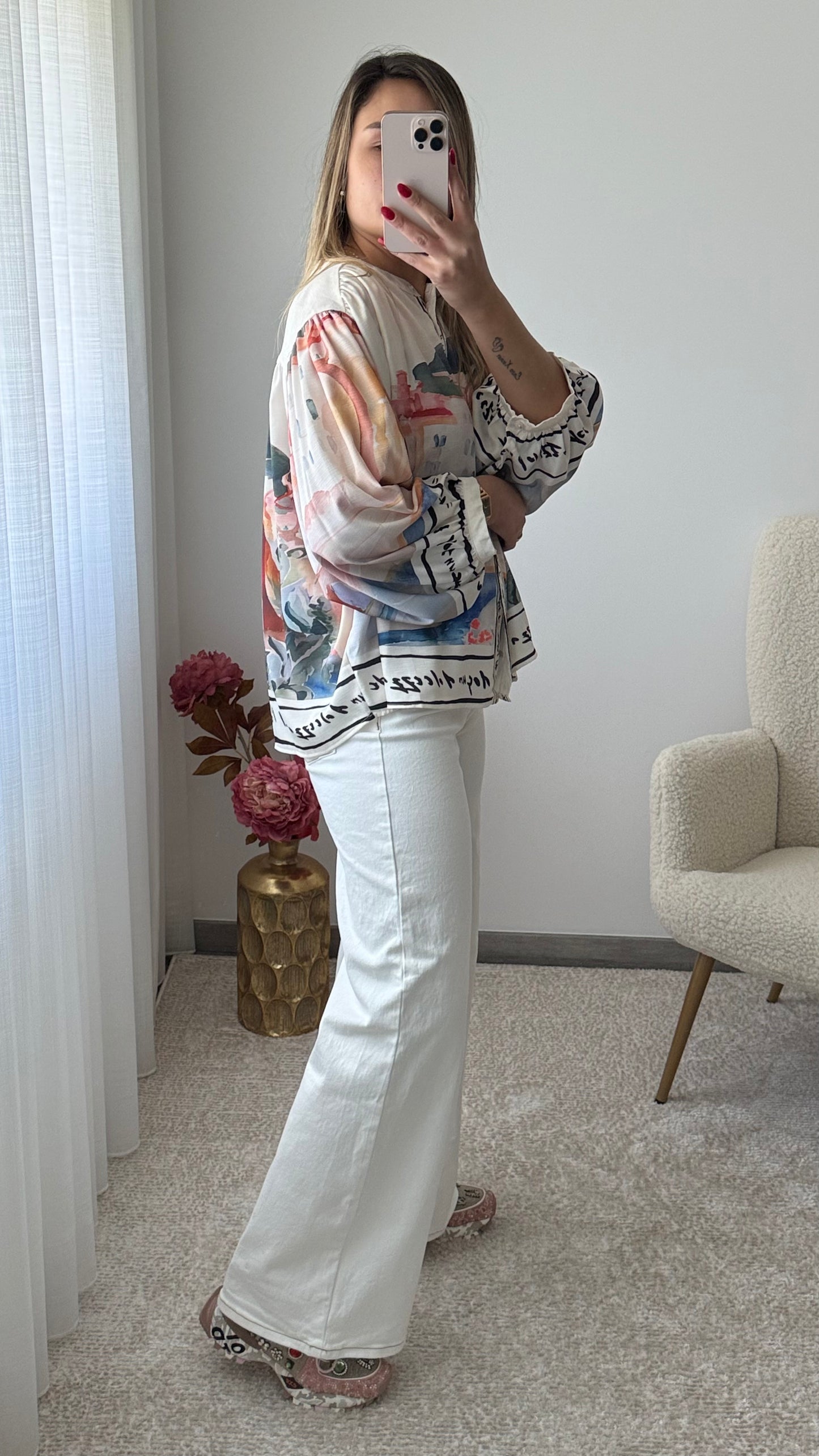 Blusa estampada