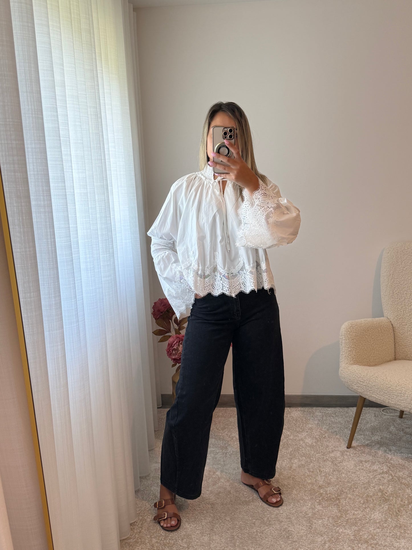 Blusa romântica