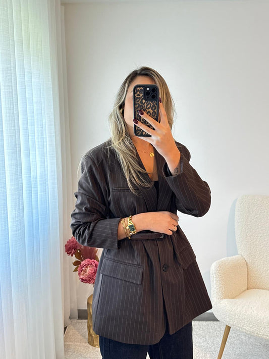 Blazer riscas Lumina