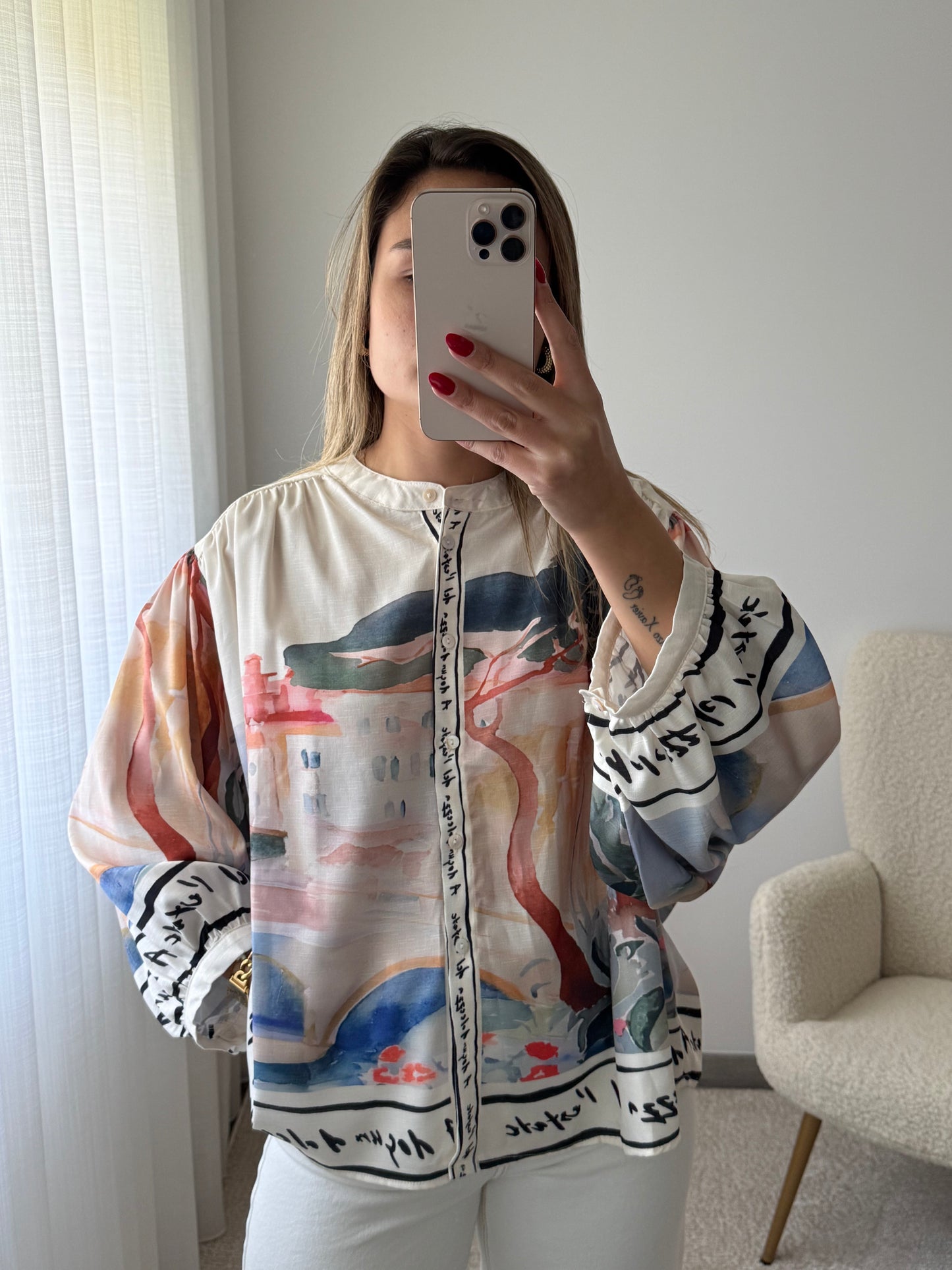 Blusa estampada
