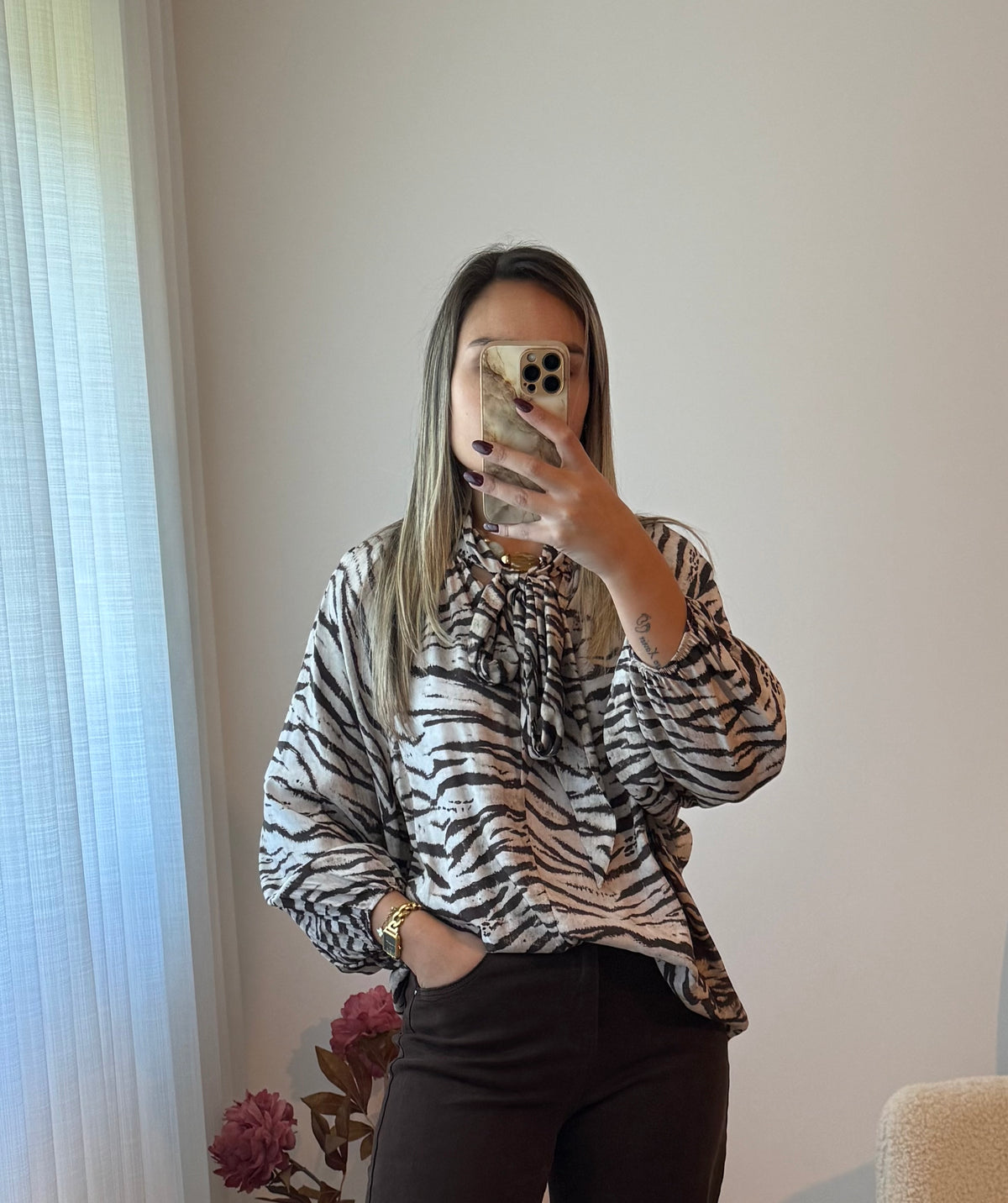 Blusa zebra