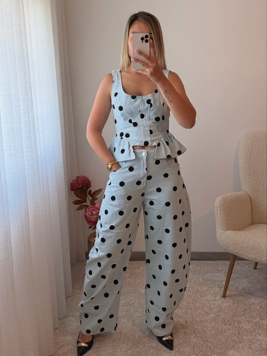 Conjunto polka dots