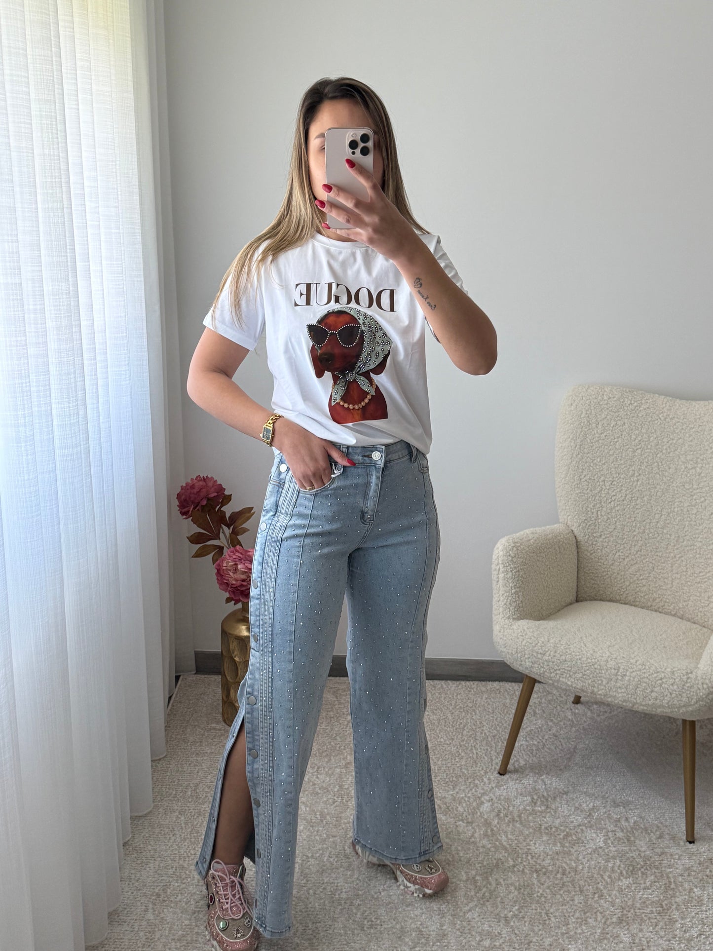 Jeans aberturas