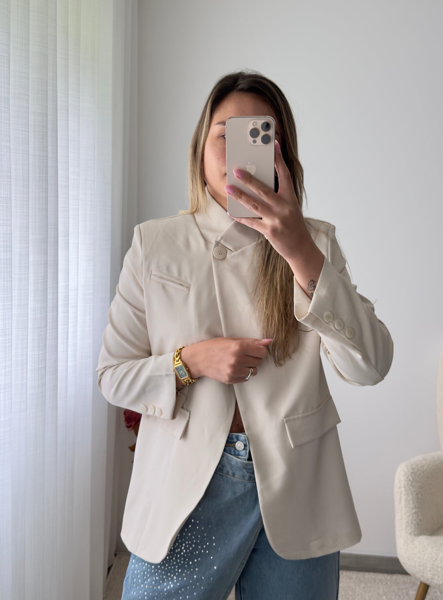 Blazer com gola