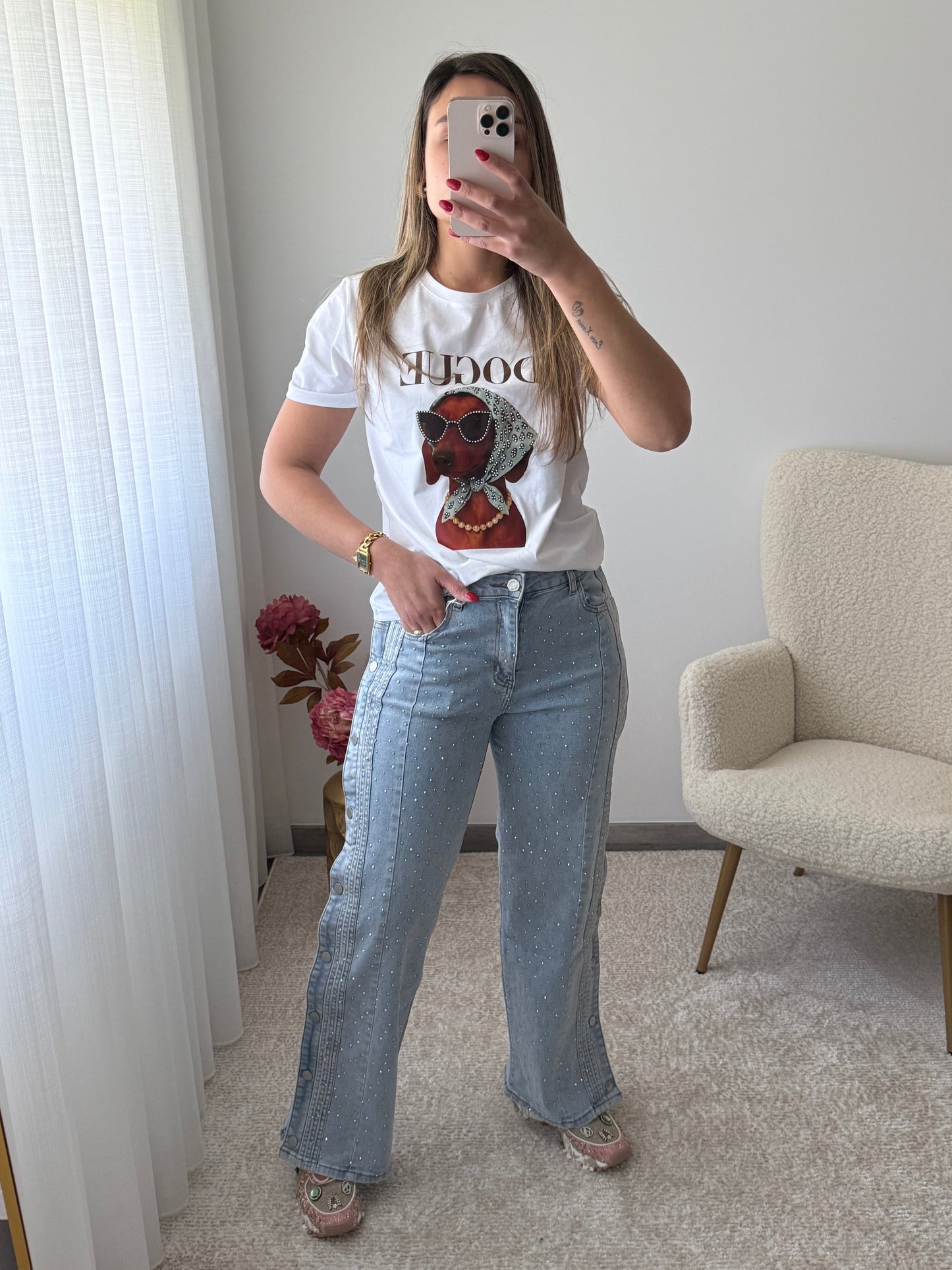 Jeans aberturas