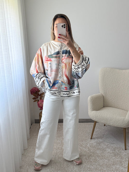 Blusa estampada