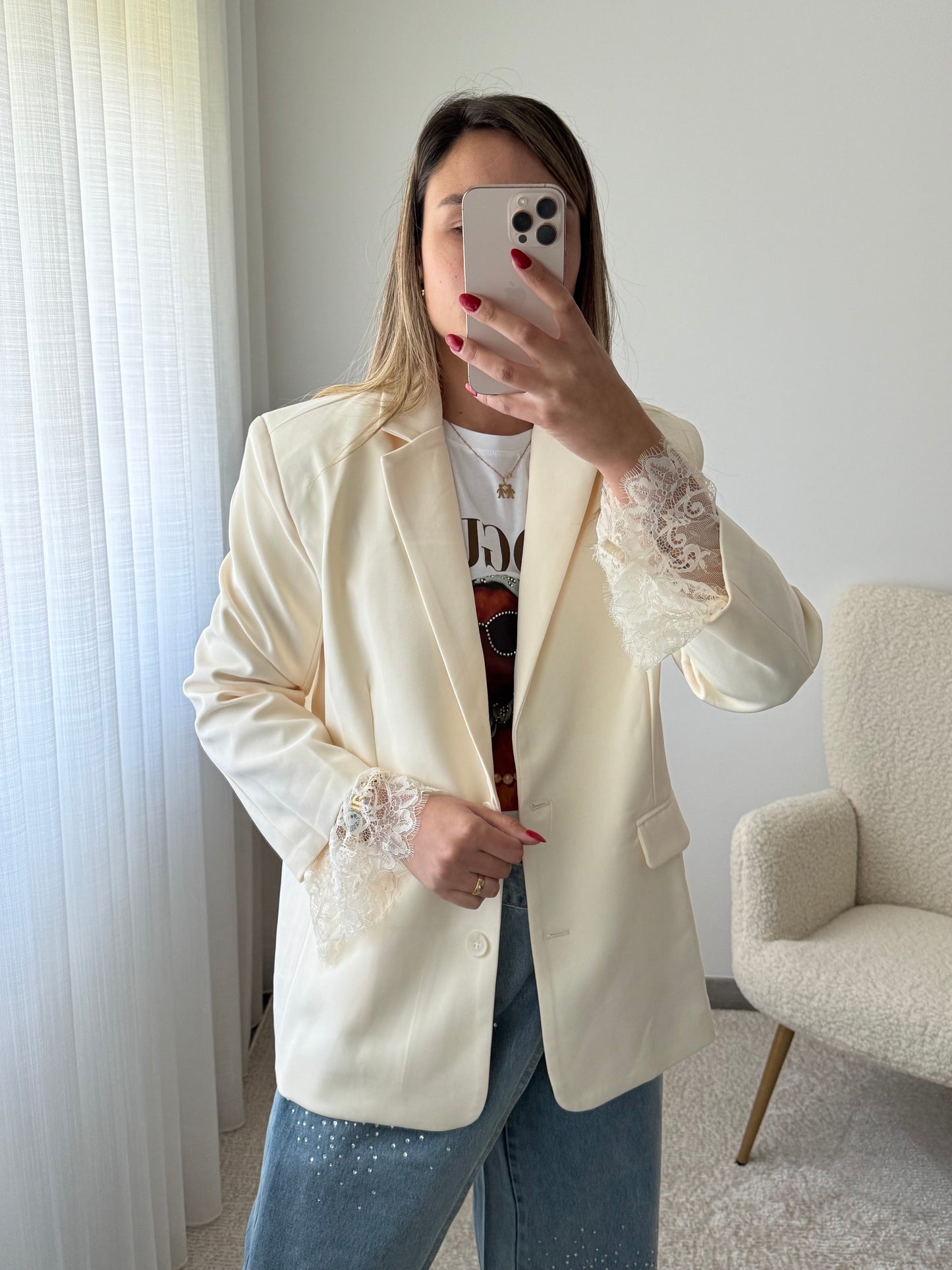Blazer renda
