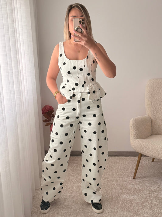 Conjunto polka dots