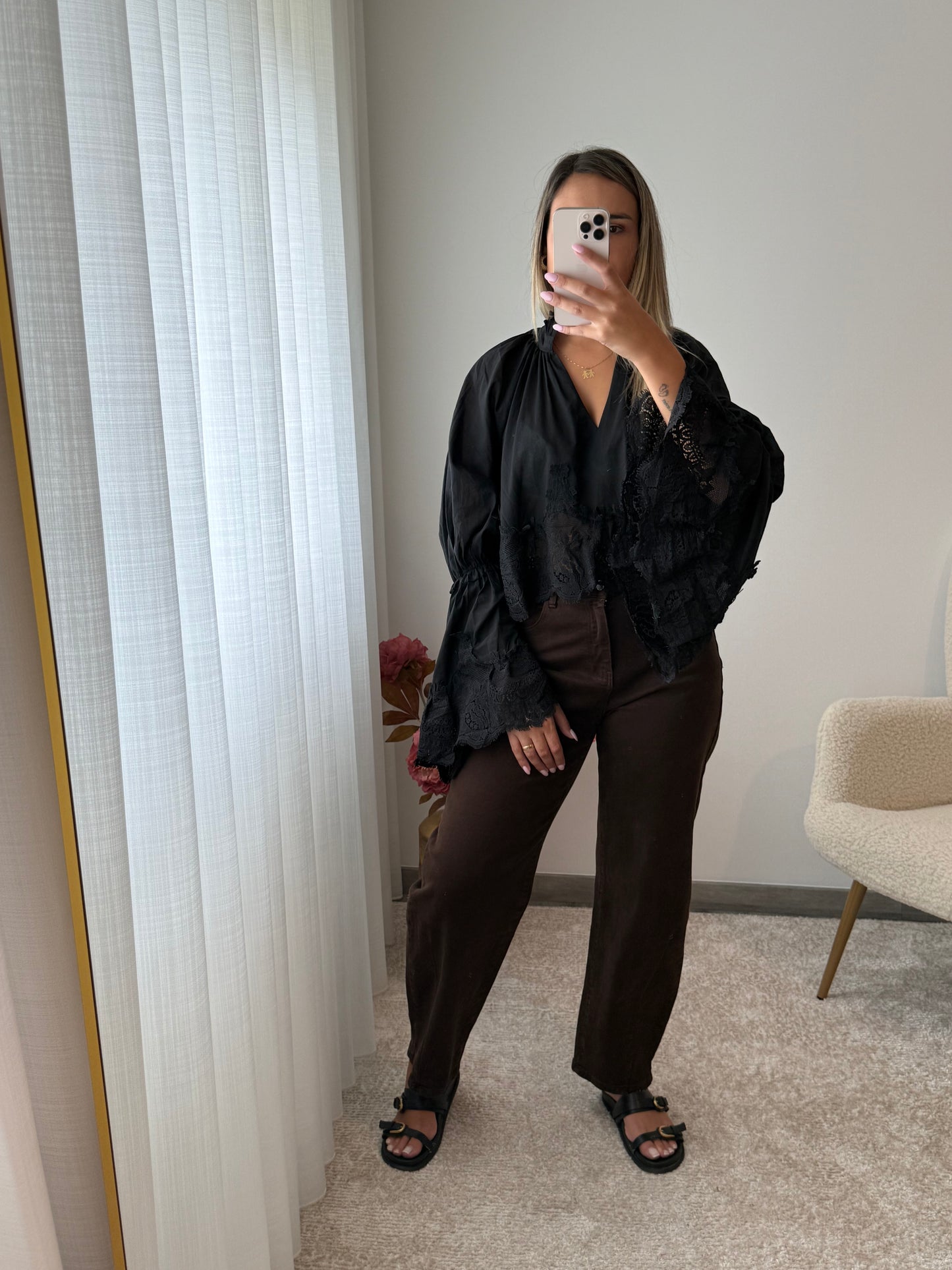 Blusa romântica