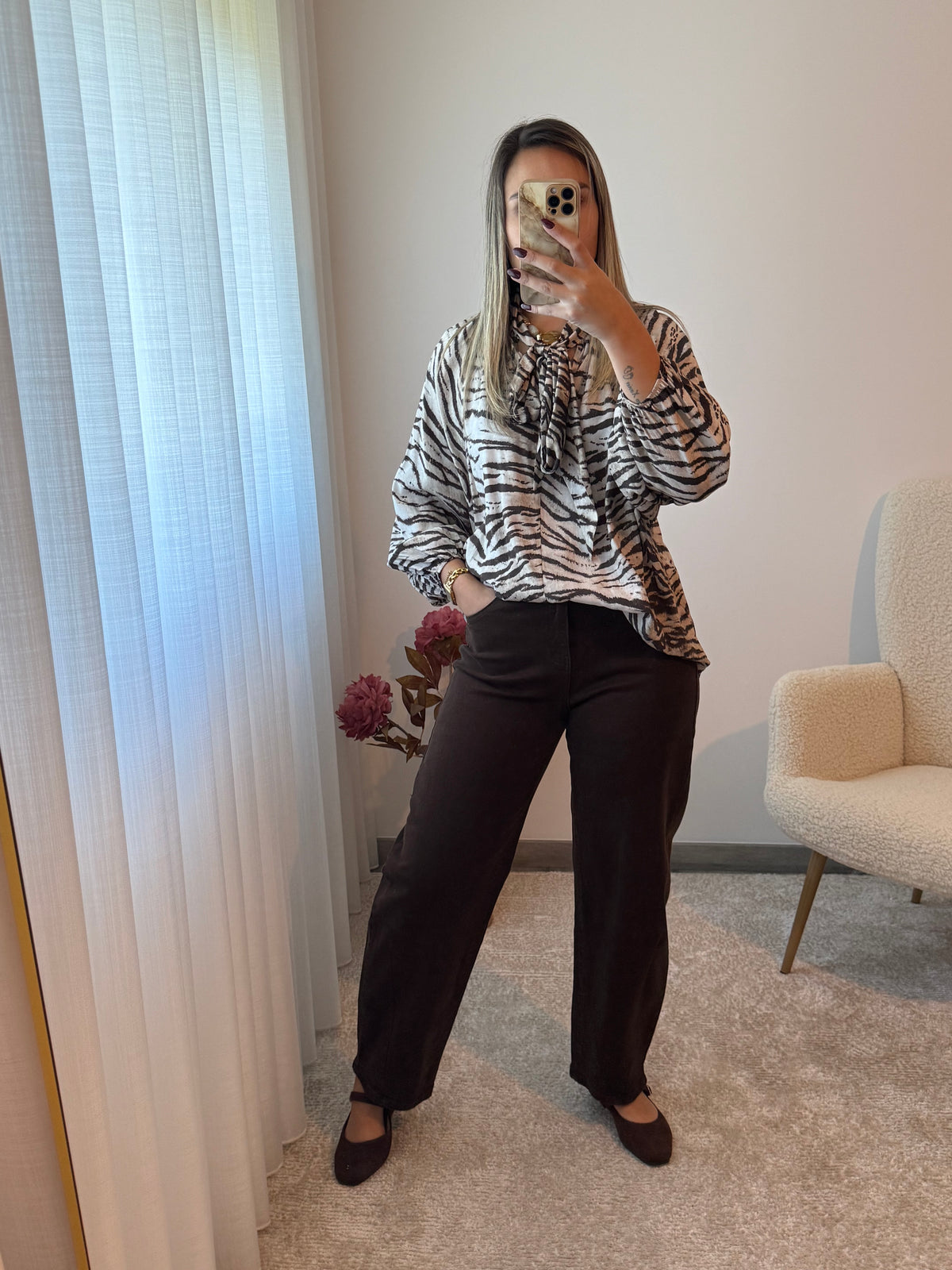 Blusa zebra