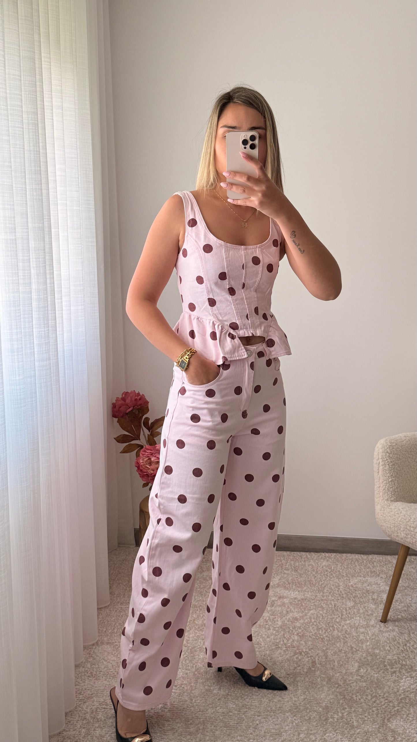 Conjunto polka dots