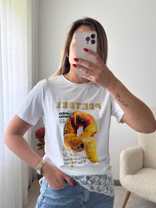 T-shirt pretsel