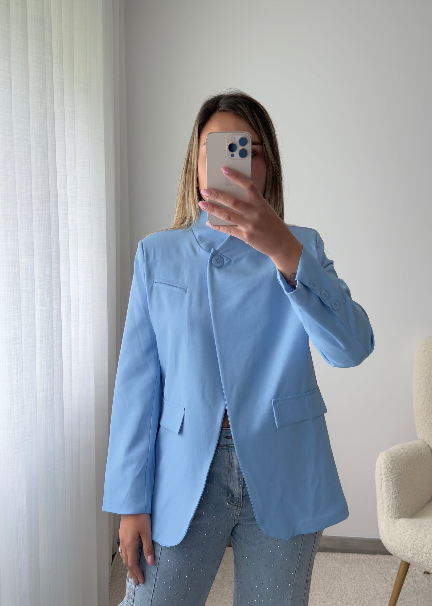 Blazer com gola