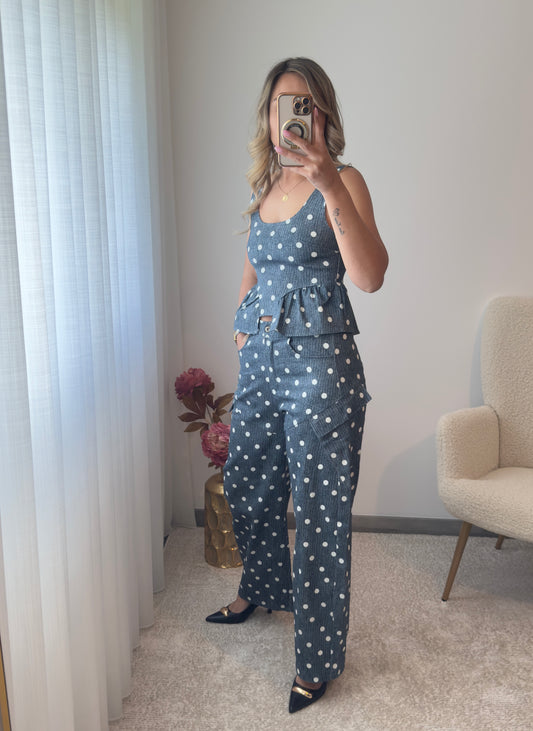 Set polka dots
