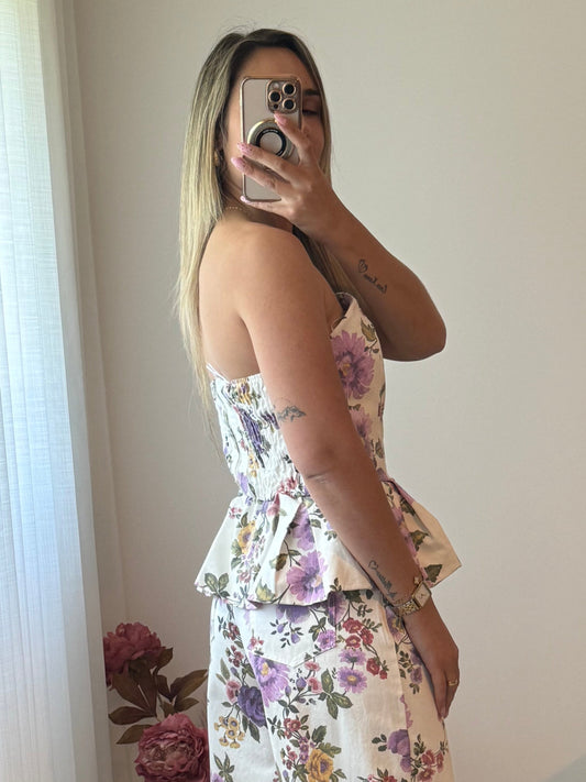 Top estampado floral