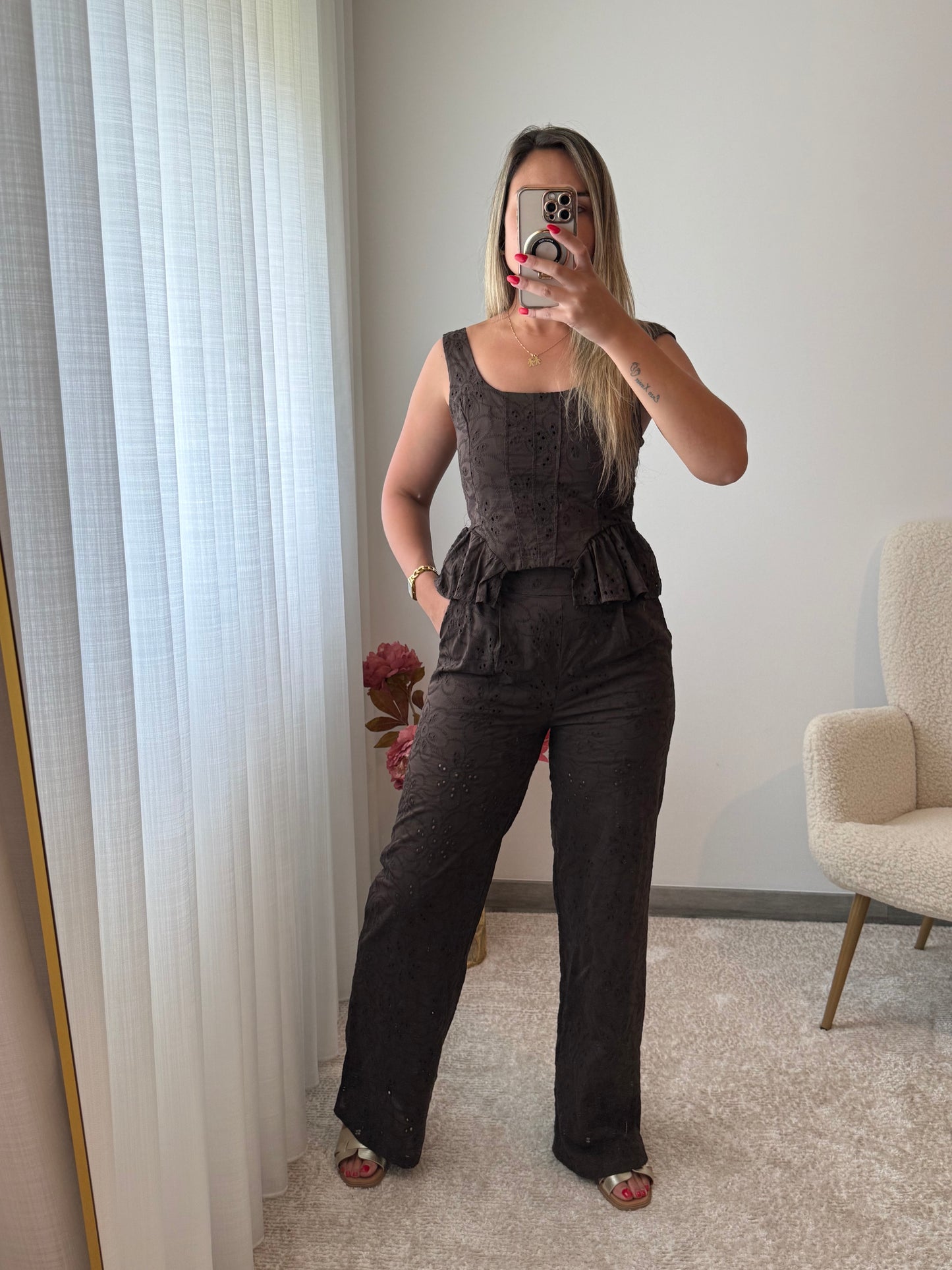 Conjunto top+calção