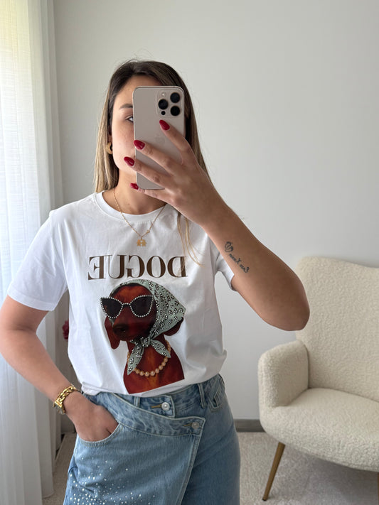 T-shirt cão