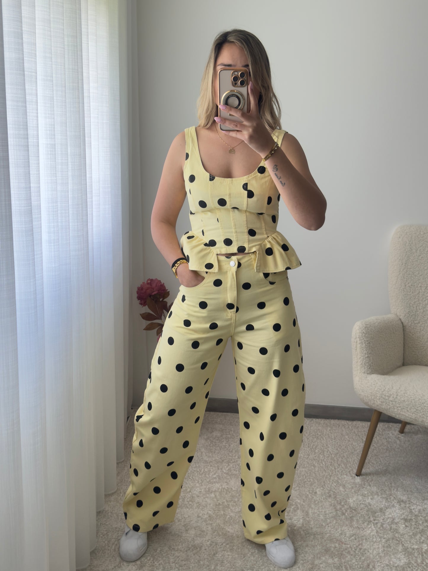 Conjunto polka dots