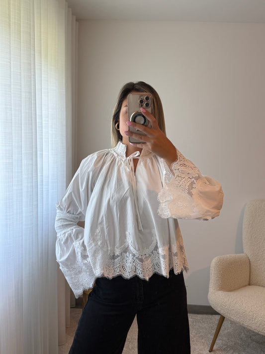 Blusa romântica