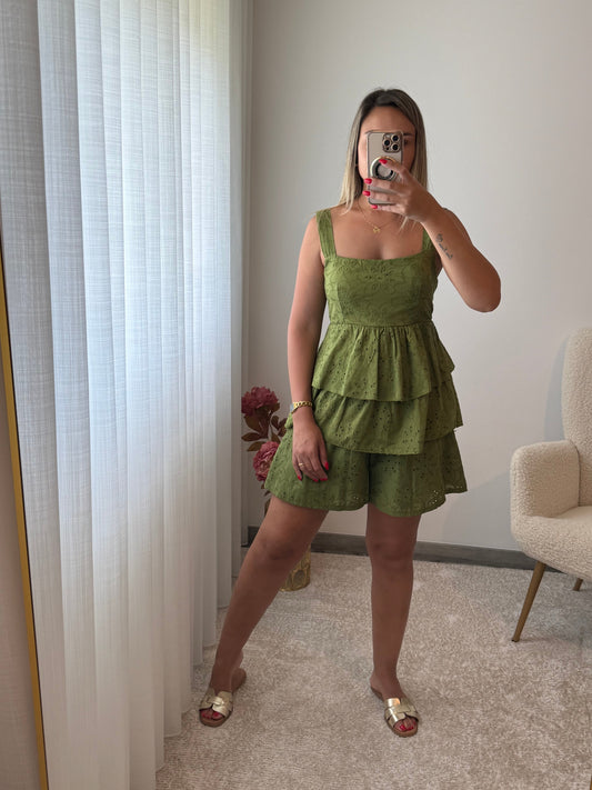 Set bordado inglês