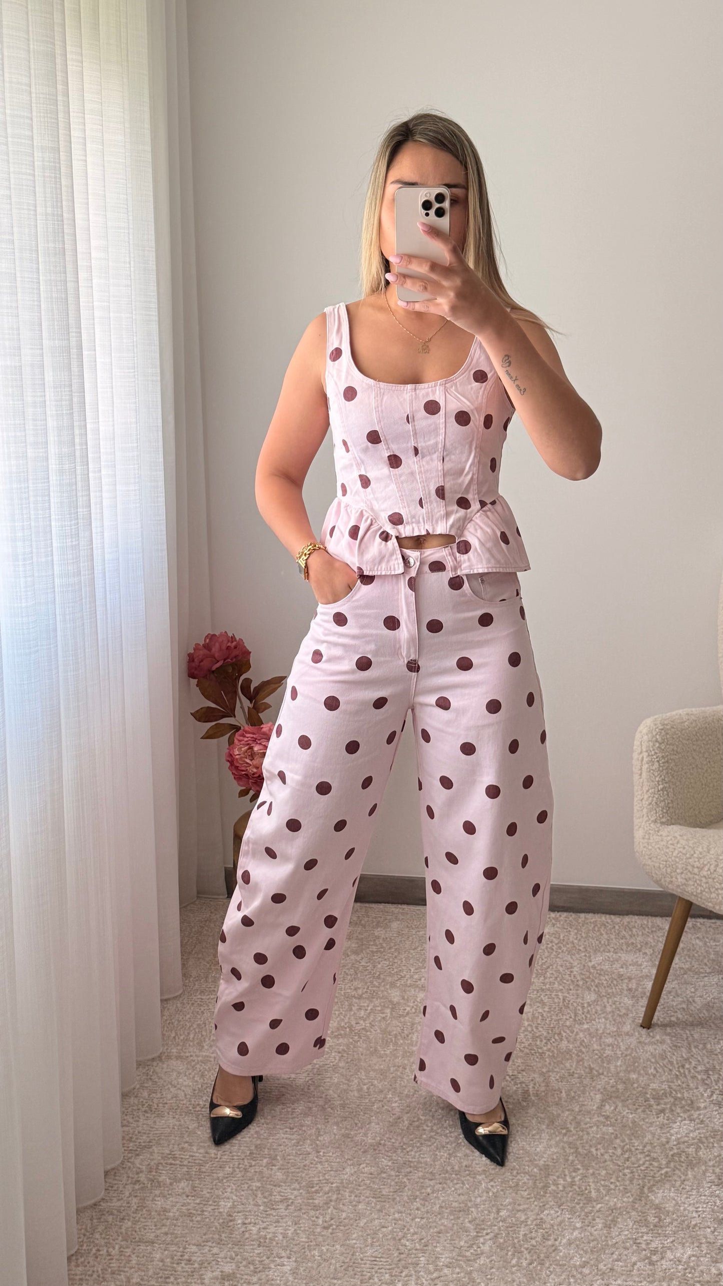 Conjunto polka dots