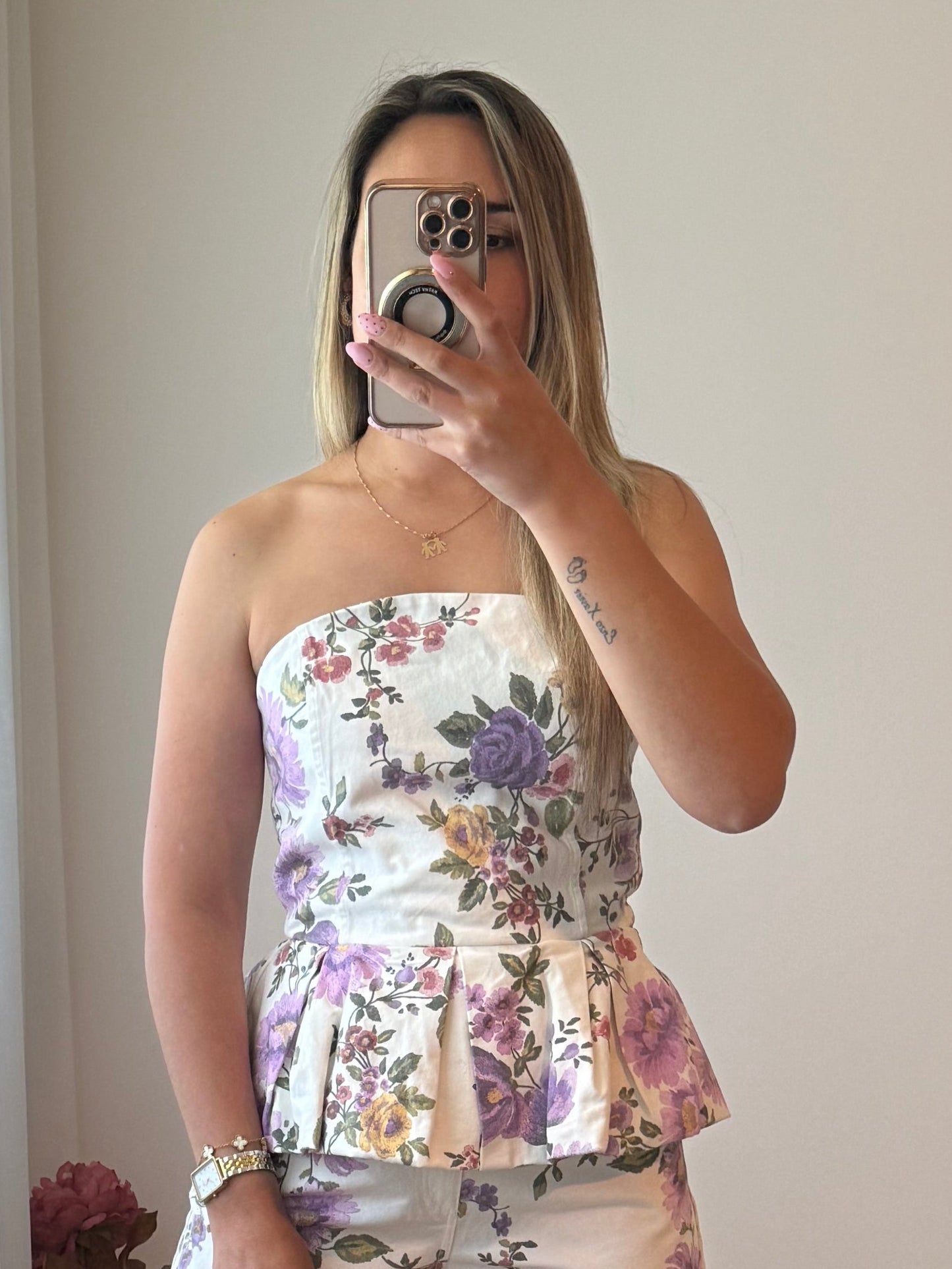 Top estampado floral