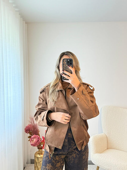 Biker pele de pêssego