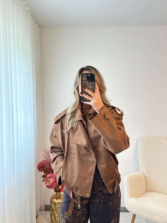 Biker pele de pêssego