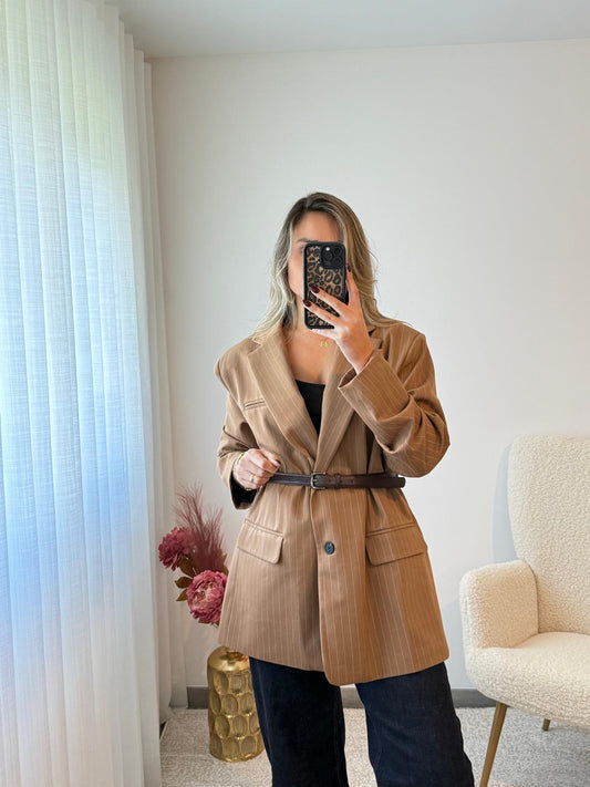 Blazer riscas Lumina