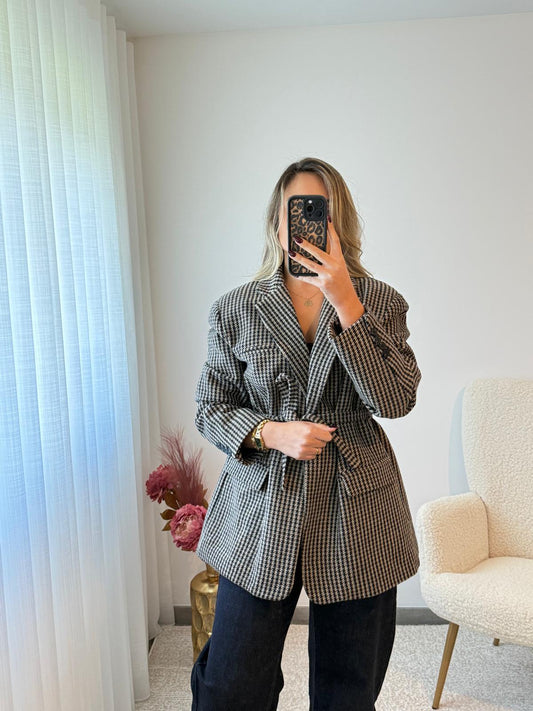 Blazer quadrados Lumina