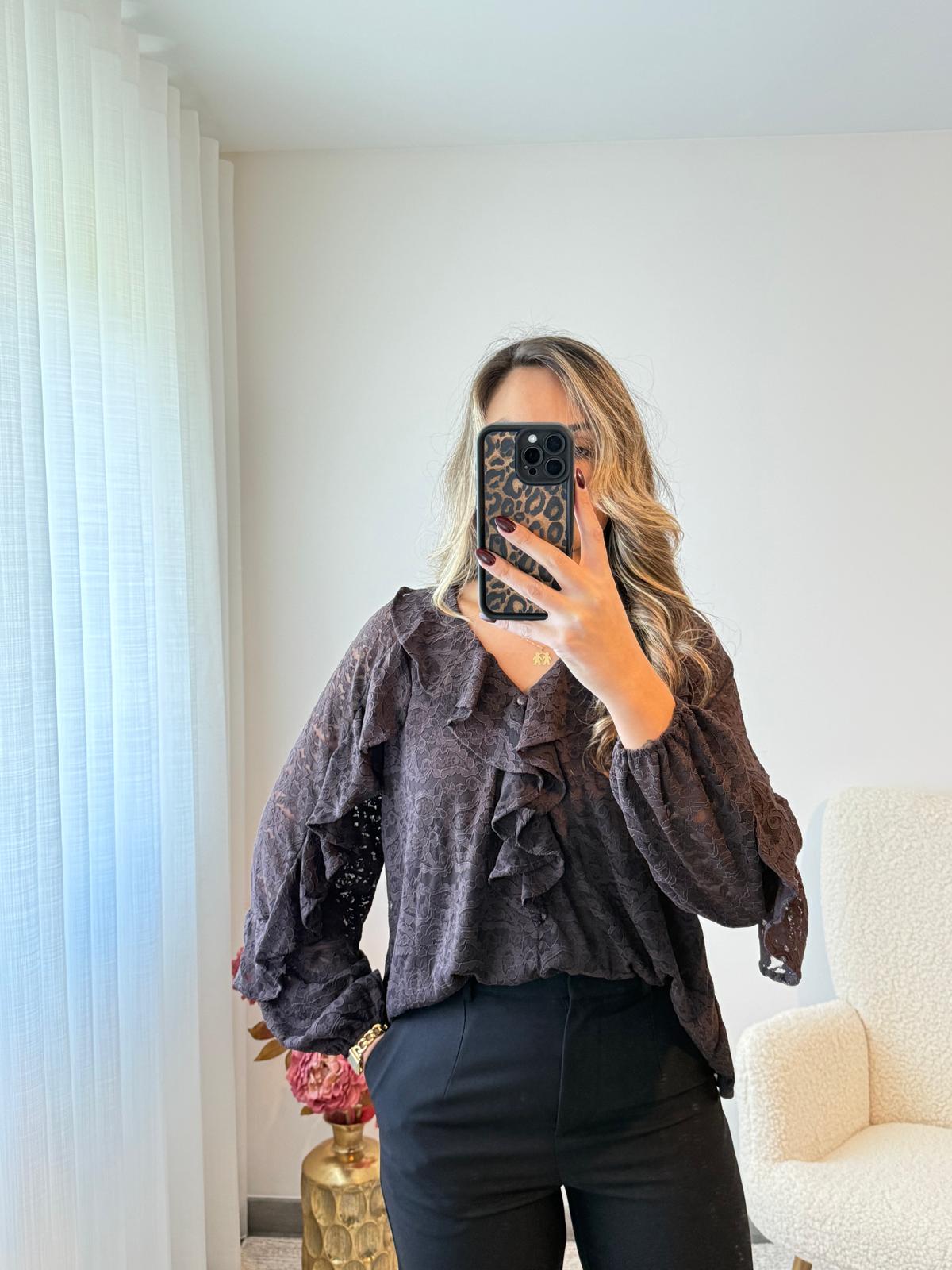 Blusa renda