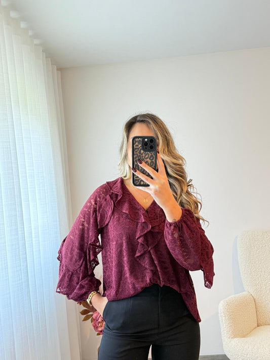 Blusa renda